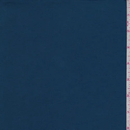 1 1/4 YD PC-Peacock Blue Stretch Poplin Fabric