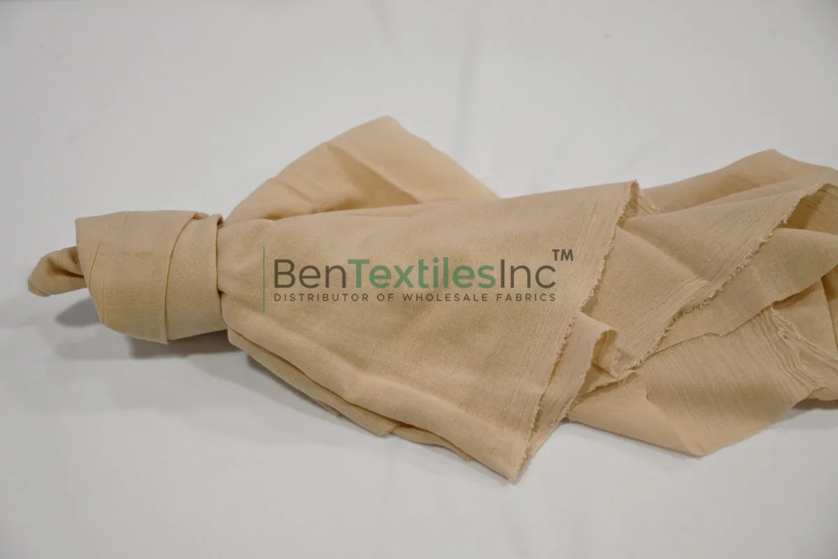 100% Cotton Gauze Fabric | Lightweight Muslin Fabric | 48" Wide