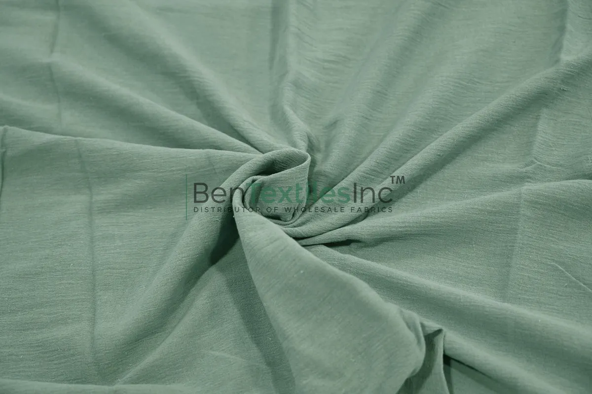100% Cotton Gauze Fabric | Lightweight Muslin Fabric | 48" Wide