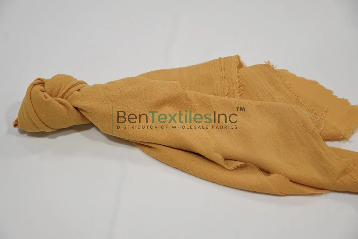 100% Cotton Gauze Fabric | Lightweight Muslin Fabric | 48" Wide