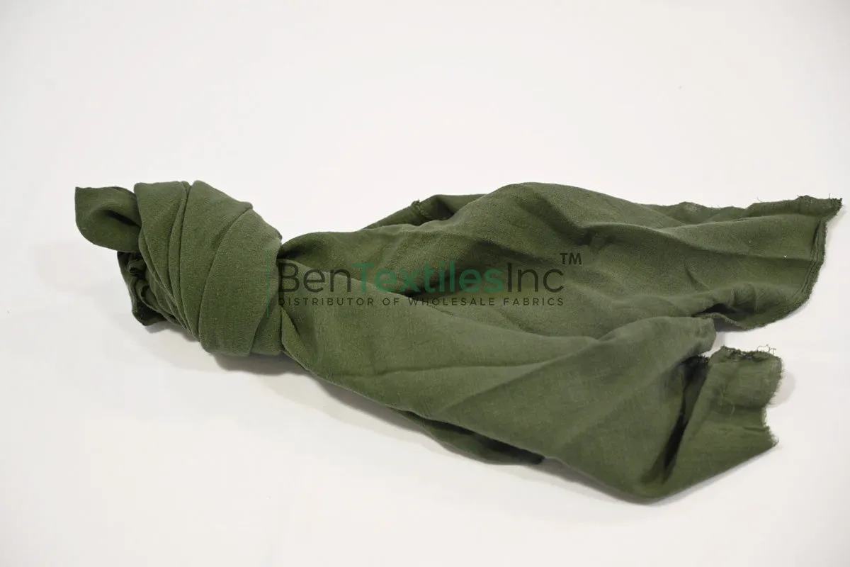 100% Cotton Gauze Fabric | Lightweight Muslin Fabric | 48" Wide
