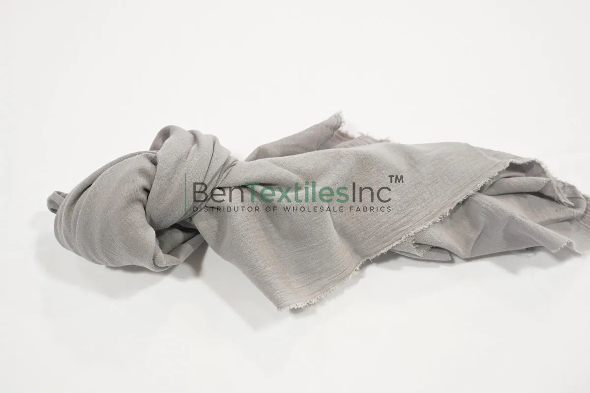 100% Cotton Gauze Fabric | Lightweight Muslin Fabric | 48" Wide