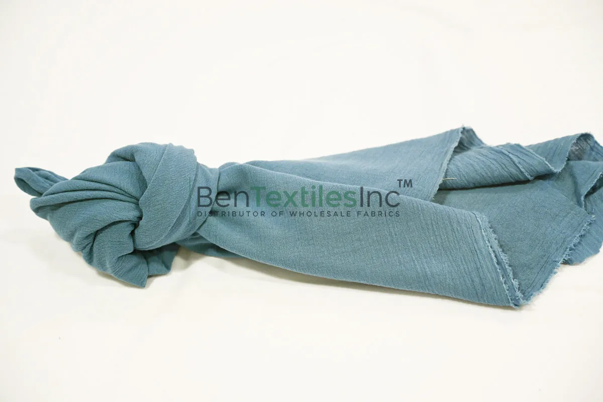100% Cotton Gauze Fabric | Lightweight Muslin Fabric | 48" Wide