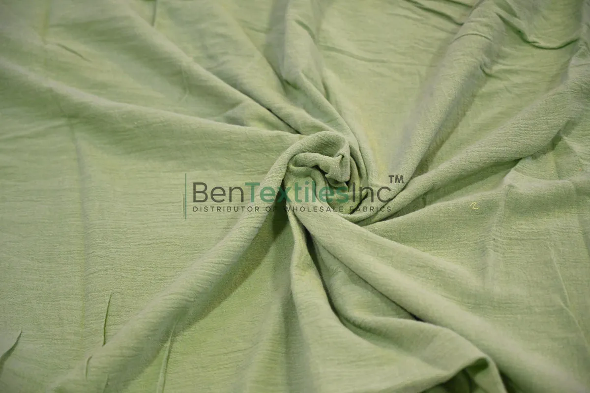 100% Cotton Gauze Fabric | Lightweight Muslin Fabric | 48" Wide