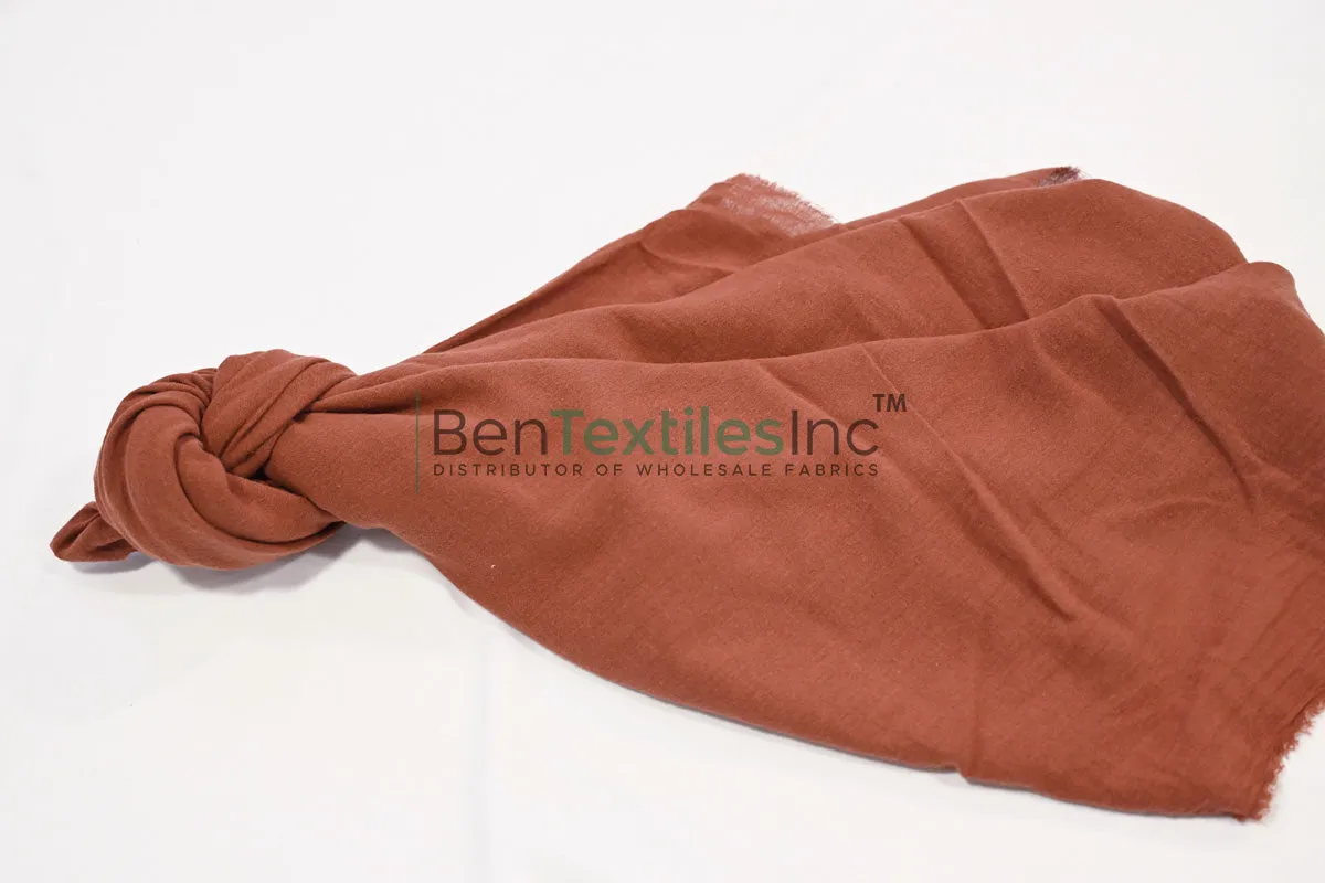 100% Cotton Gauze Fabric | Lightweight Muslin Fabric | 48" Wide