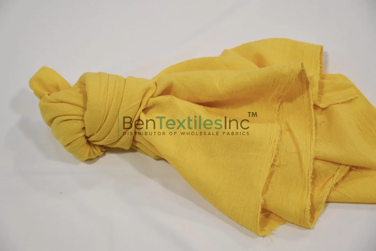 100% Cotton Gauze Fabric | Lightweight Muslin Fabric | 48" Wide
