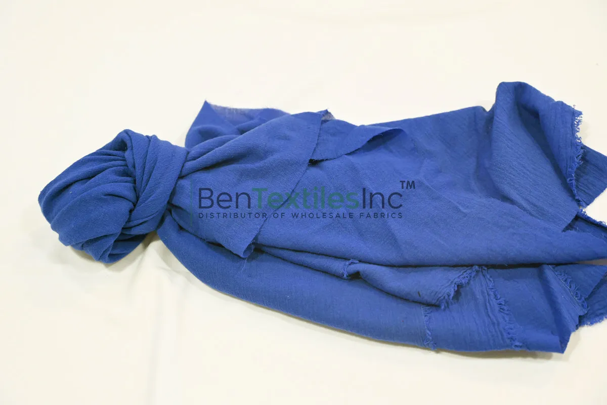 100% Cotton Gauze Fabric | Lightweight Muslin Fabric | 48" Wide