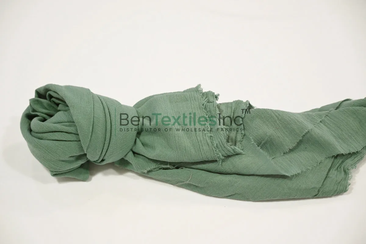 100% Cotton Gauze Fabric | Lightweight Muslin Fabric | 48" Wide