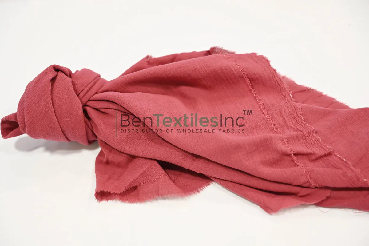 100% Cotton Gauze Fabric | Lightweight Muslin Fabric | 48" Wide