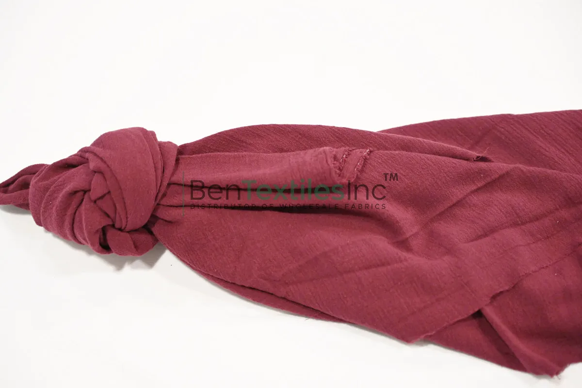 100% Cotton Gauze Fabric | Lightweight Muslin Fabric | 48" Wide