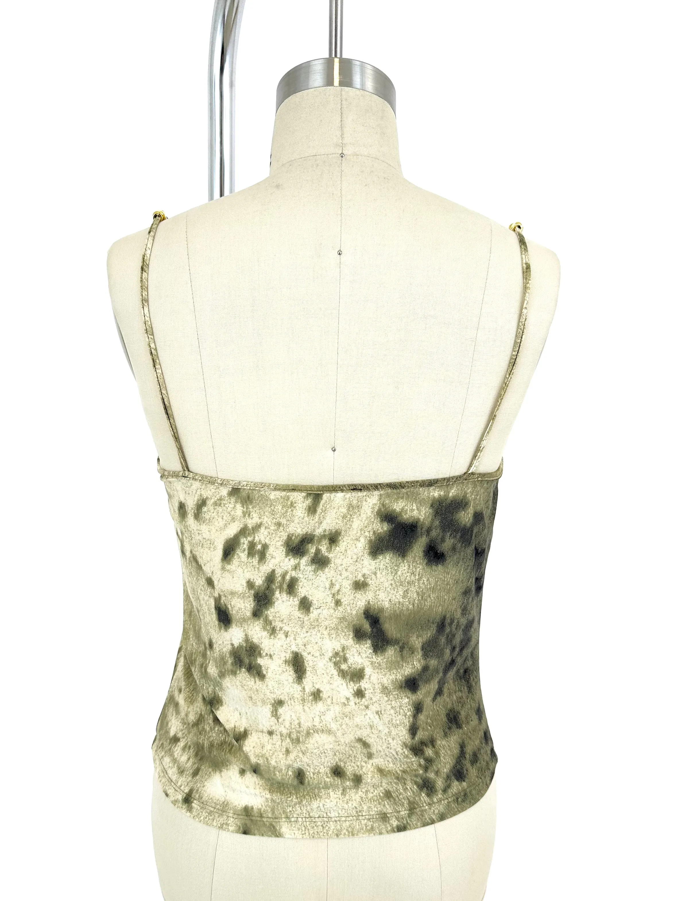 90s Roberto Cavalli Animal Print Camisole