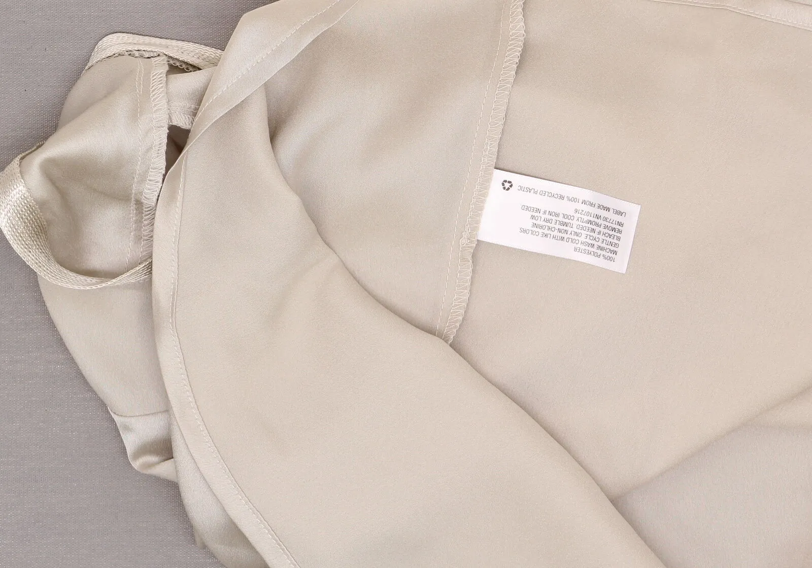A New Day Women's Satin Camisole Ivory Grey Medium
