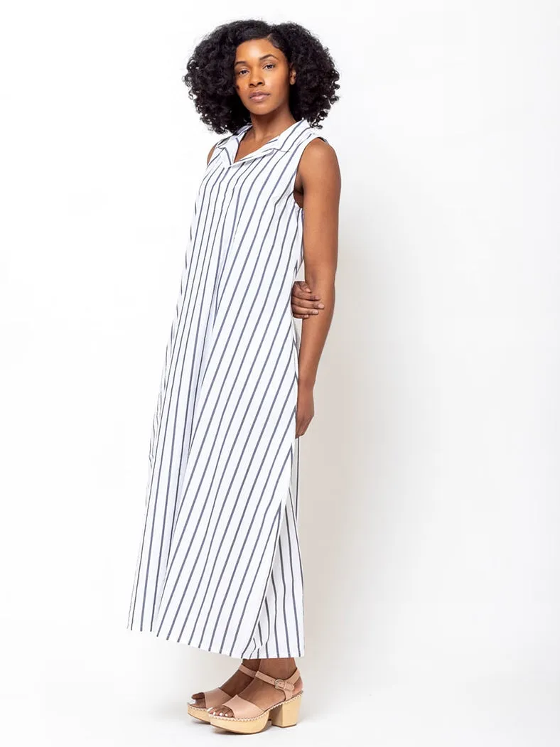 Abito Felice Dress - Navy Stripe