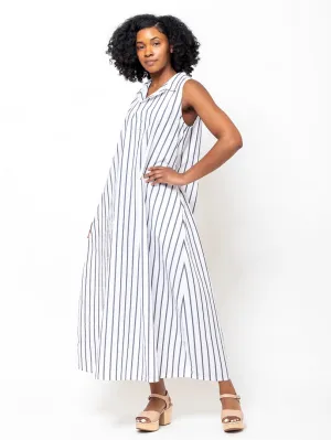 Abito Felice Dress - Navy Stripe