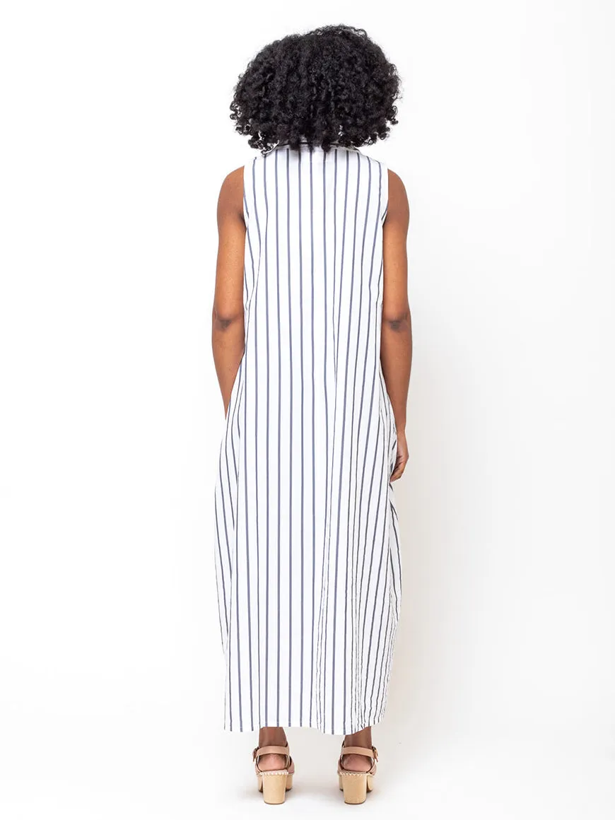 Abito Felice Dress - Navy Stripe