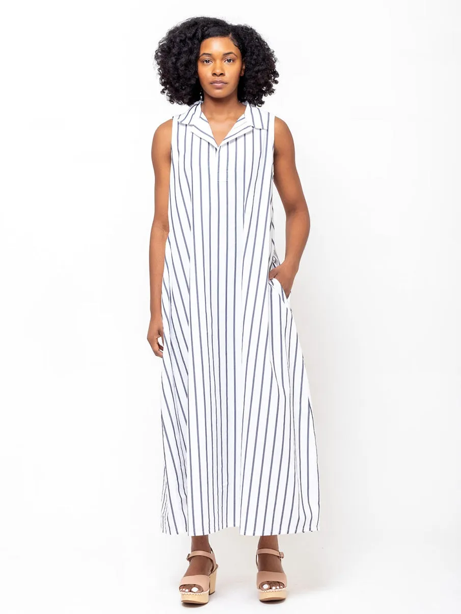 Abito Felice Dress - Navy Stripe