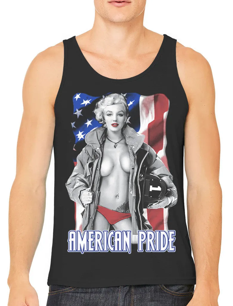 American Pride Marilyn Monroe Men's Tank Top