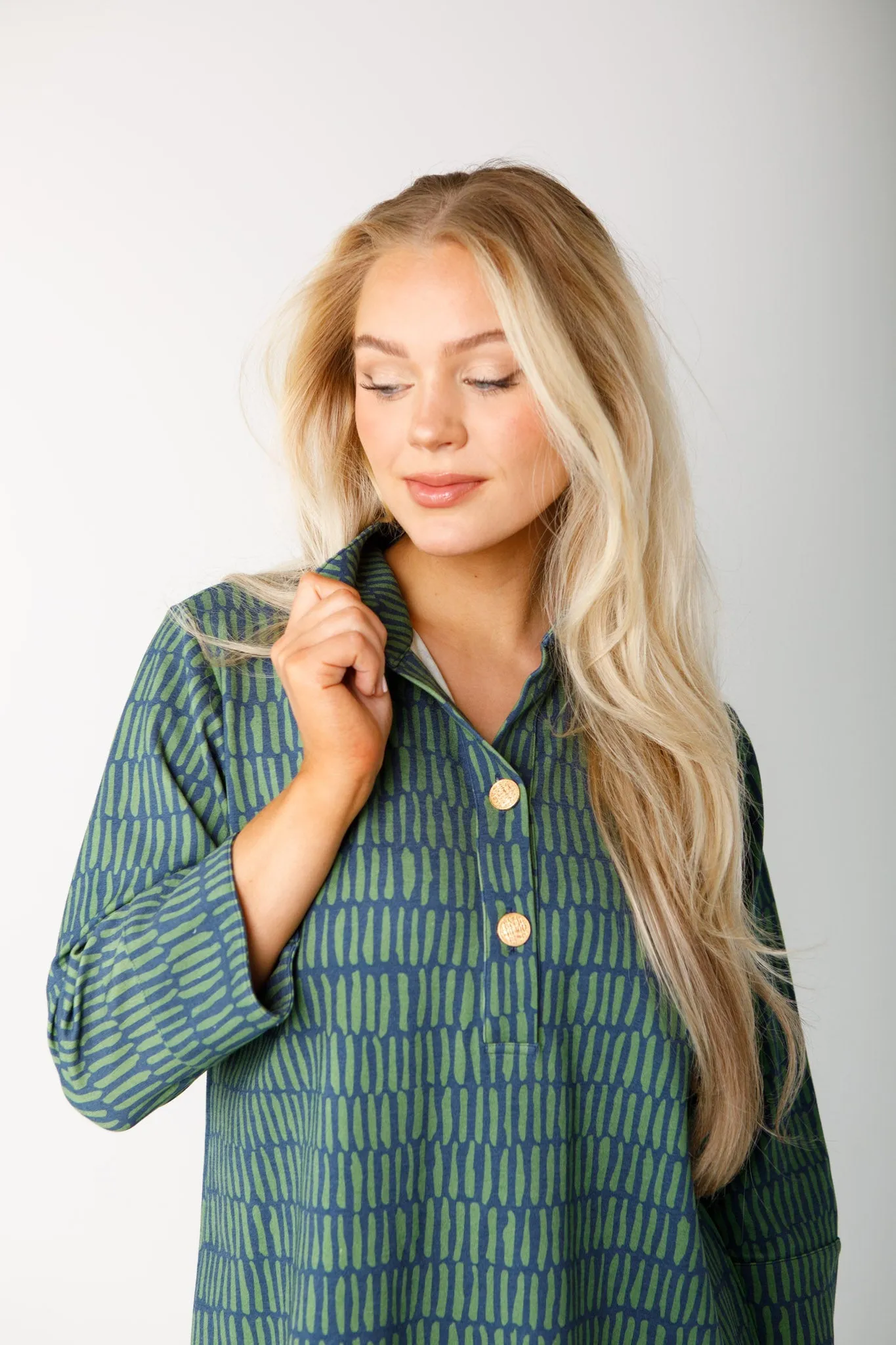 Arden Dress-Ponte Knit/Denim