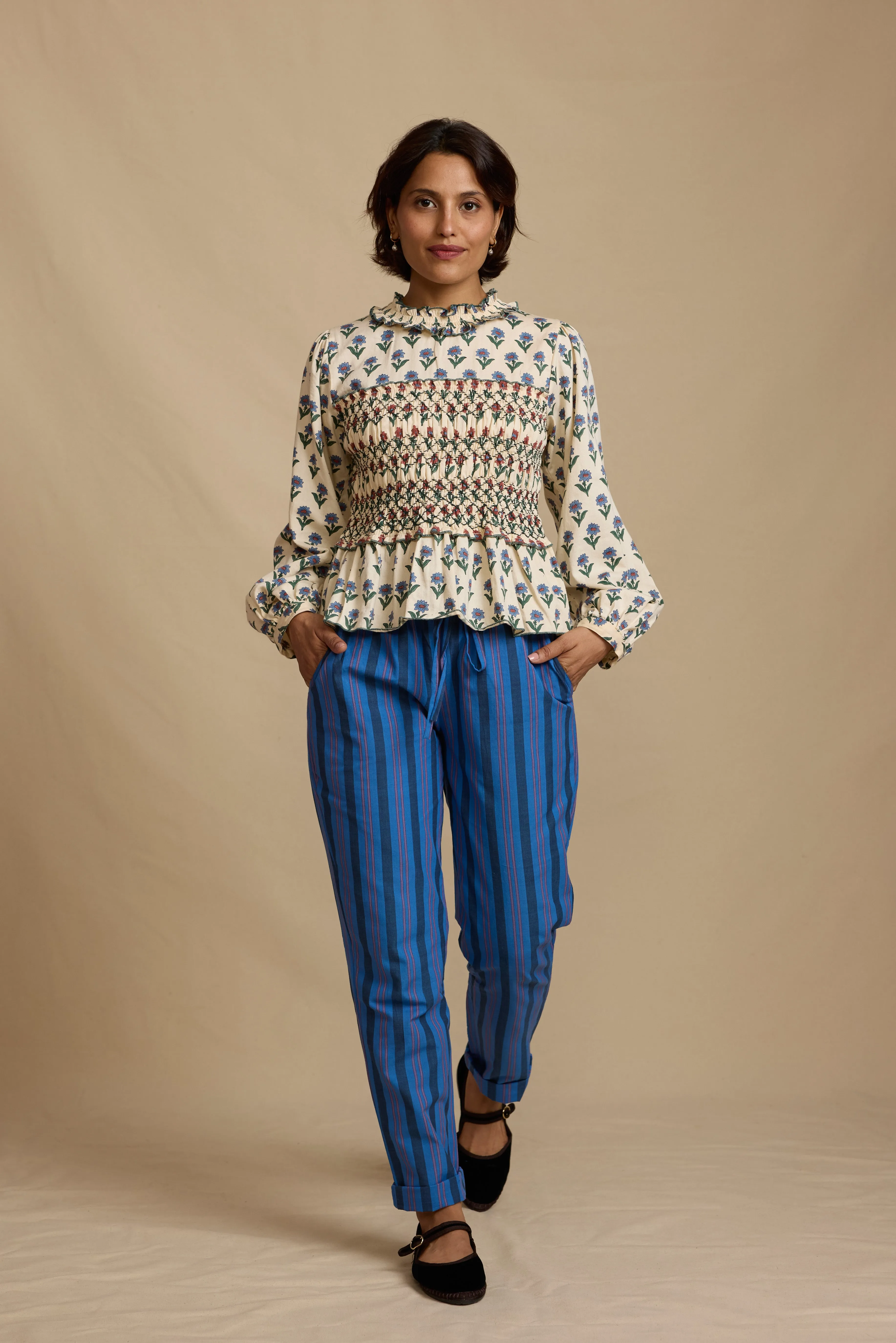 Arles Top in Kashmir Flower