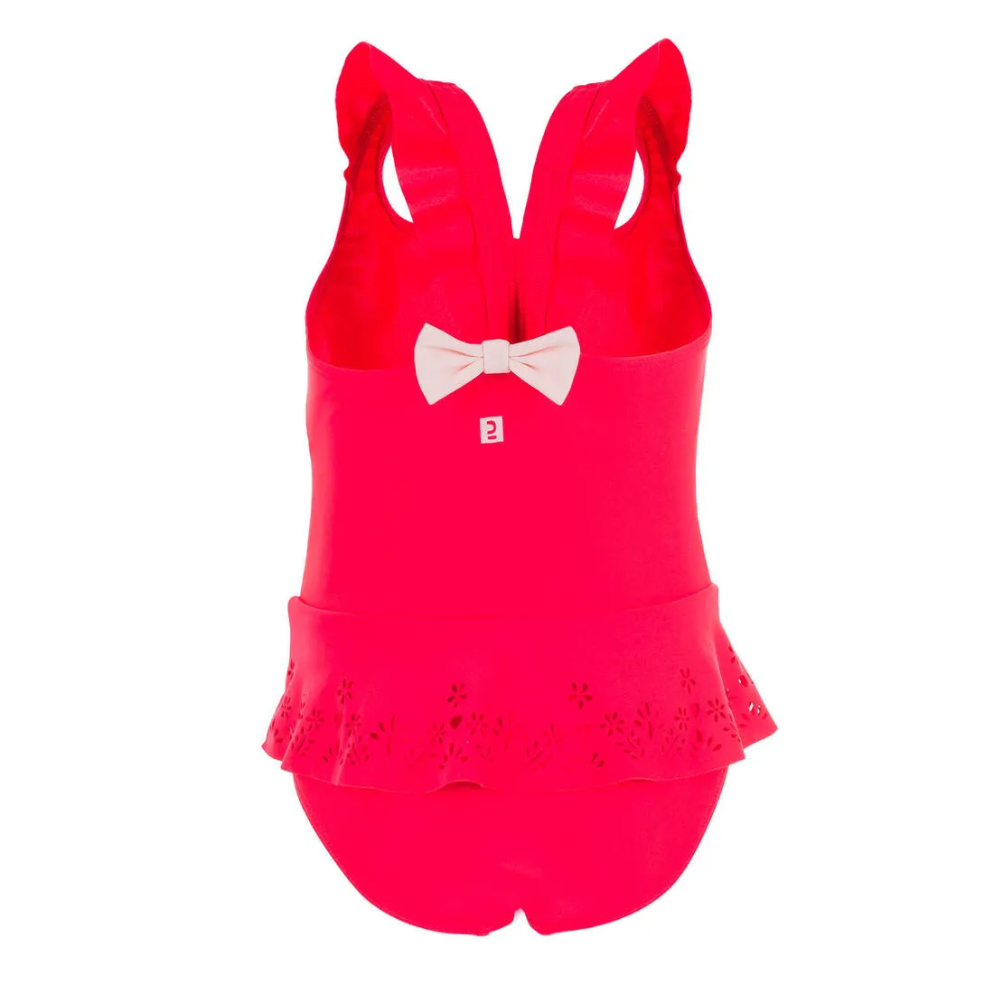 Baby Girl's 1-Piece Miniskirt Swimsuit  Pink and Blue Print