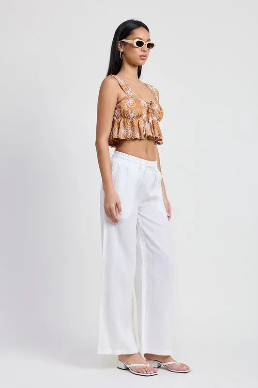 Babydoll Cropped Top