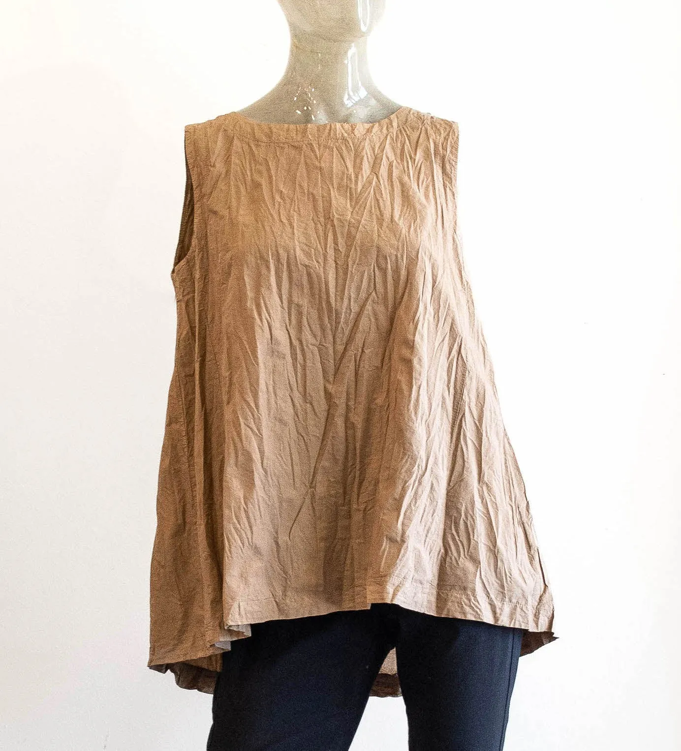 Baci Sleeveless Organic Cotton Blouse