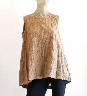 Baci Sleeveless Organic Cotton Blouse