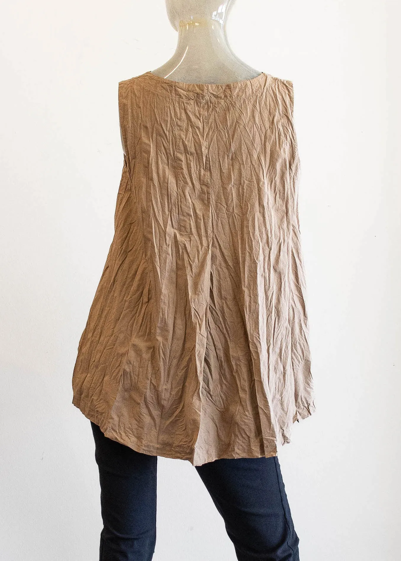 Baci Sleeveless Organic Cotton Blouse