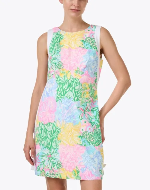 Beckler Multi Floral Print Shift Dress