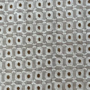 Bianca Block Eyelet Cotton