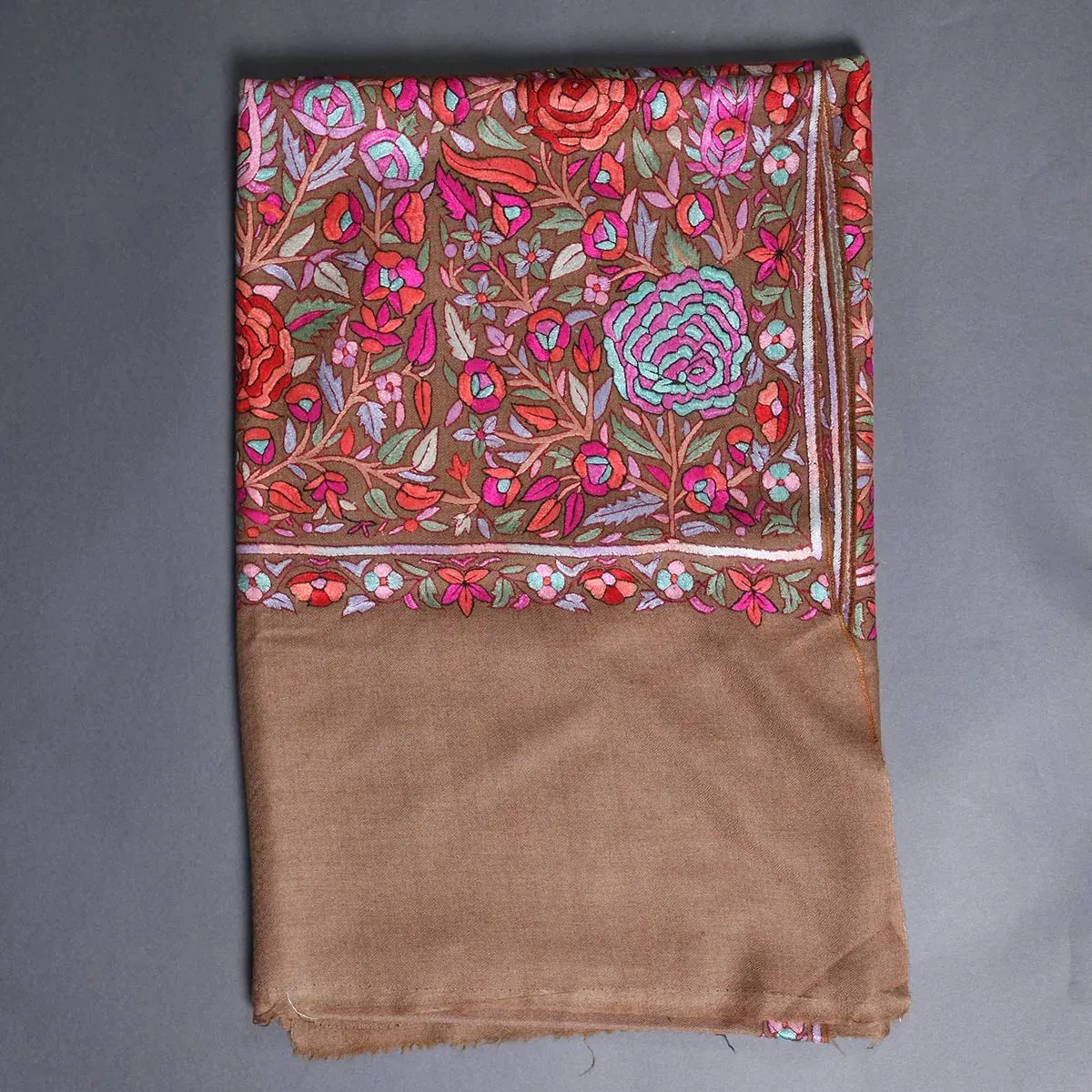 Big Paldar Sozni Embroidered Pashmina Shawl