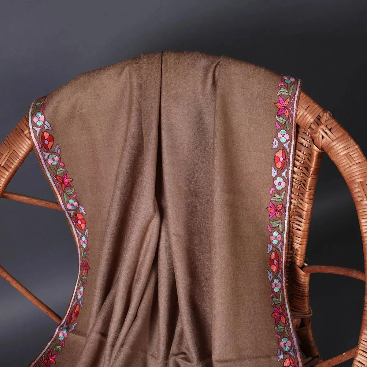 Big Paldar Sozni Embroidered Pashmina Shawl