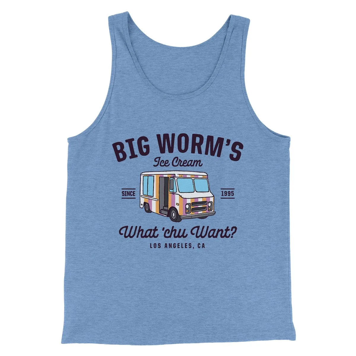 Big Worm's Ice Cream Funny Movie Men/Unisex Tank Top