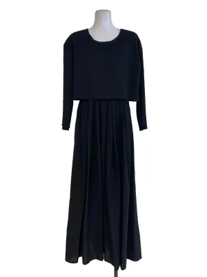Black Long Sleeve Maxi Dress