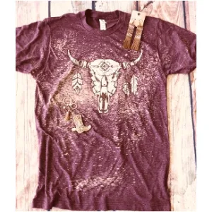Bleached Cow Head Tee