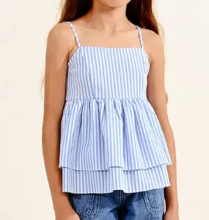 Blue Striped Camisole