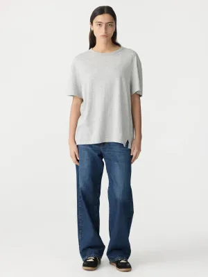 Boyfriend Heritage s/s t.shirt | Grey Marl