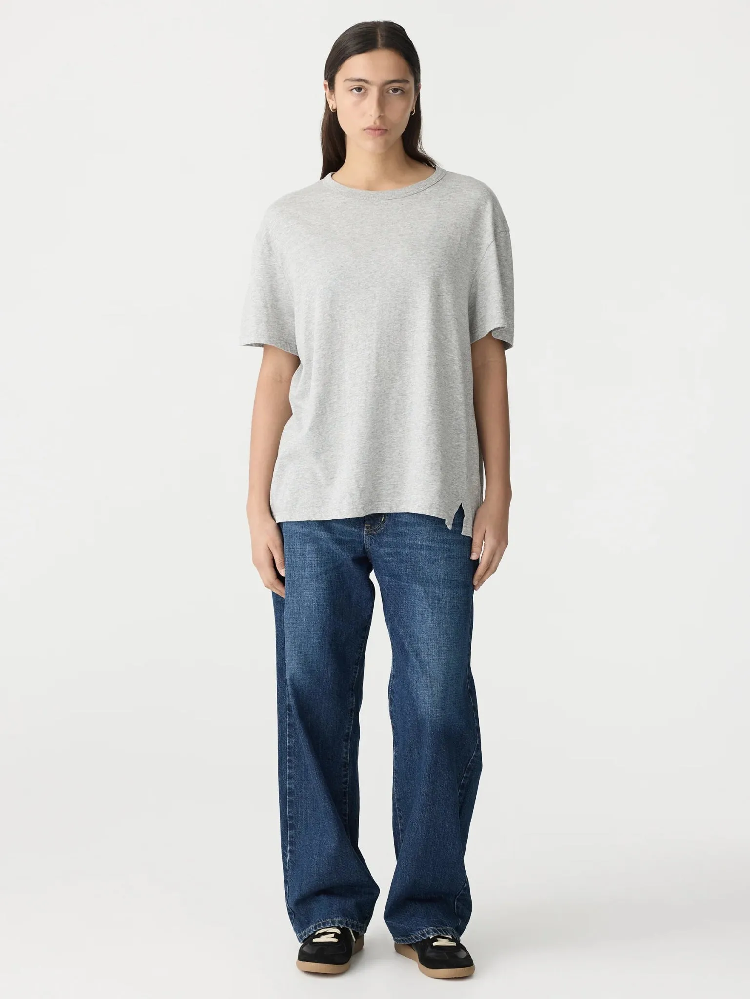 Boyfriend Heritage s/s t.shirt | Grey Marl