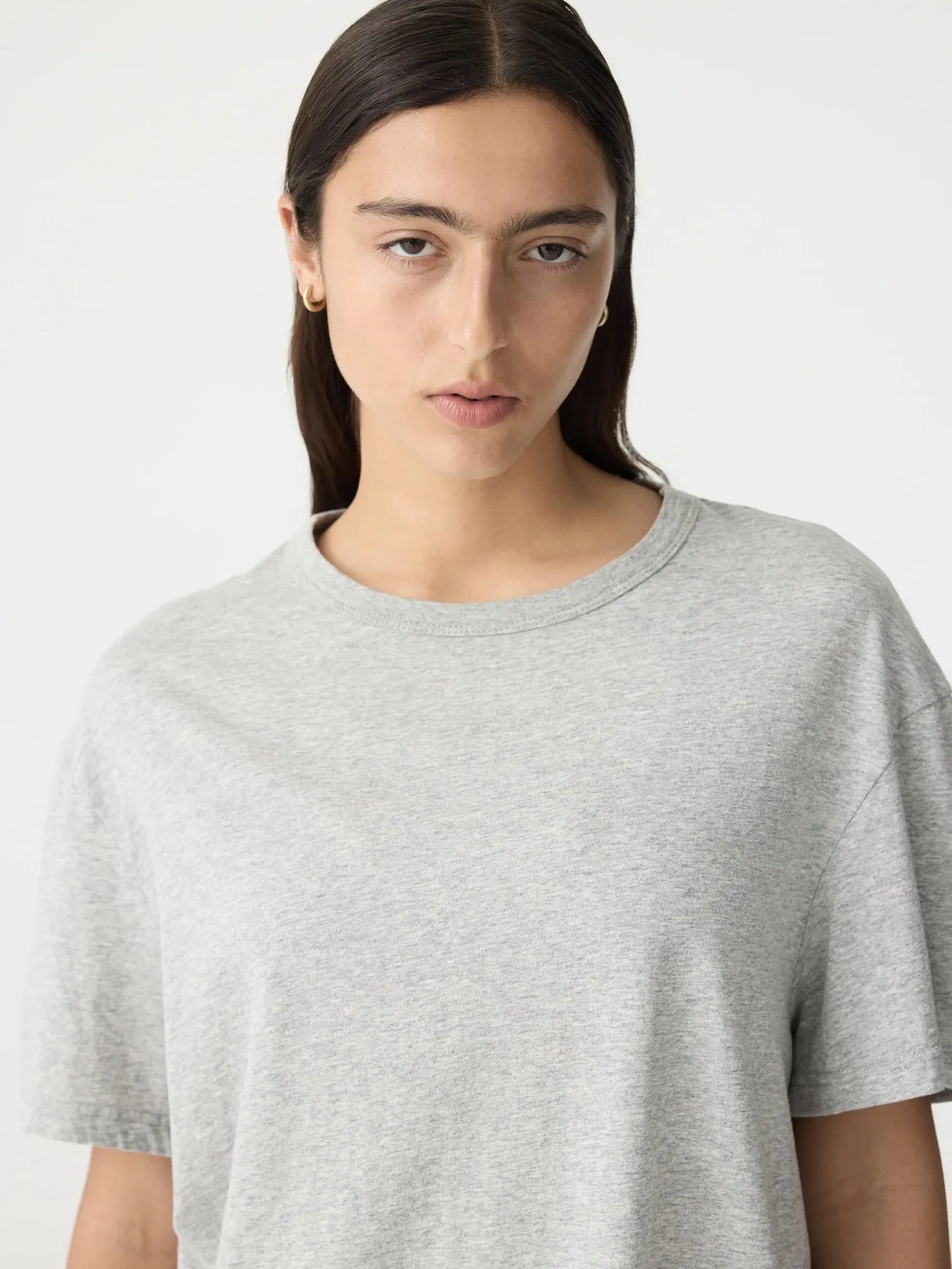 Boyfriend Heritage s/s t.shirt | Grey Marl