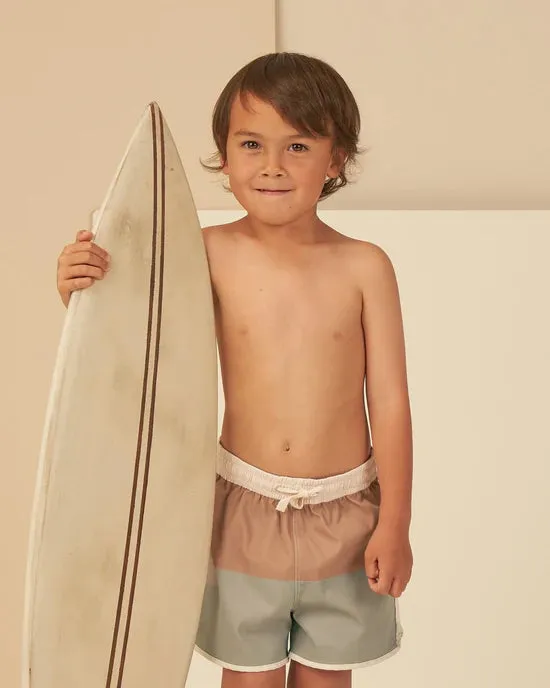 Boys Swim Trunks-Colour Block