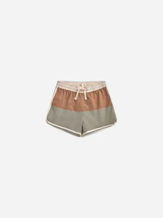 Boys Swim Trunks-Colour Block