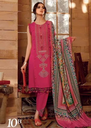 BSL-1610-B - Unstitched -  Maria.B Winter Shawl Collection 2022