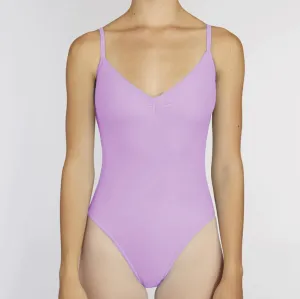 Bullet Pointe | Pinch-Front Leotard | Lavender