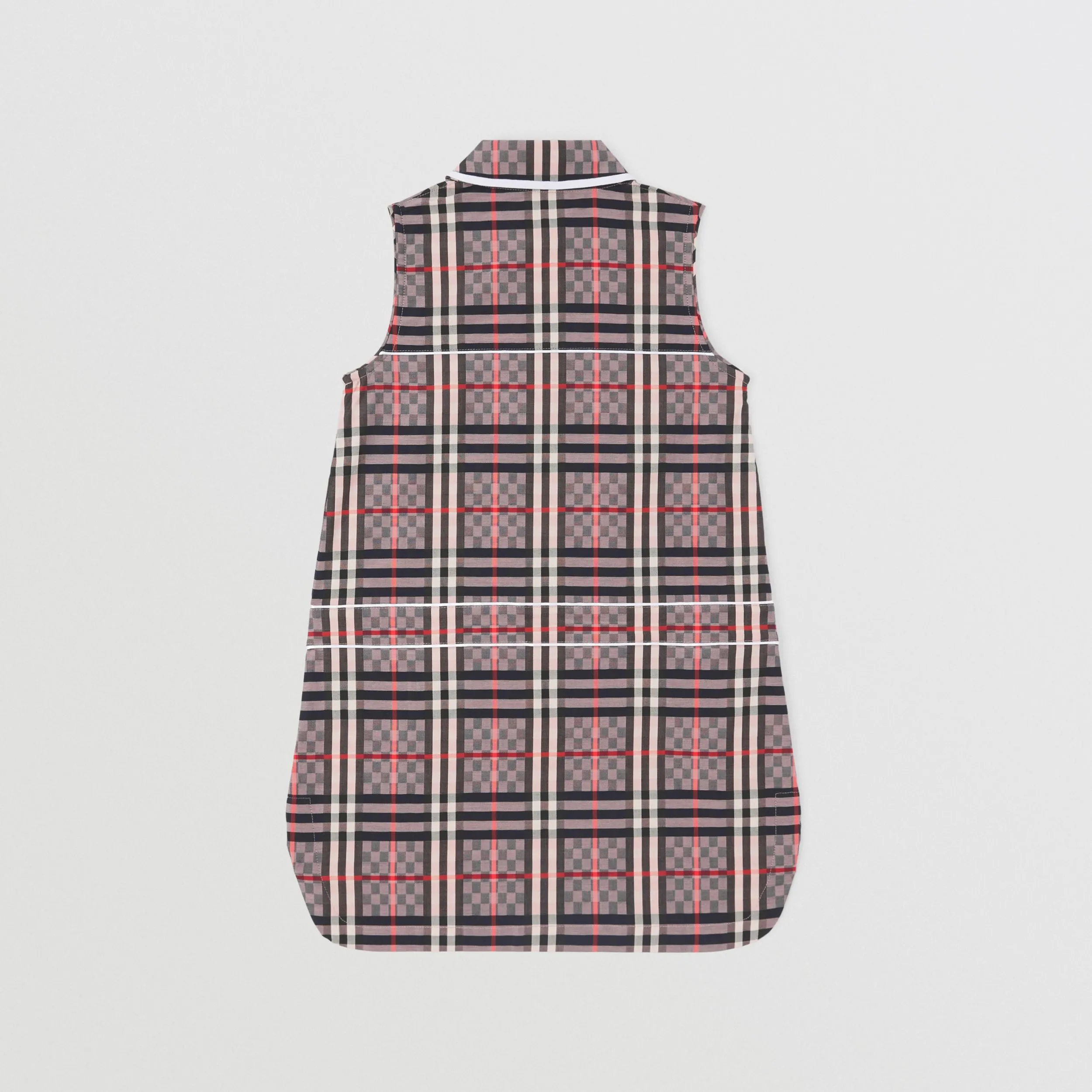 Burberry Chequerboard Stretch Cotton Dress