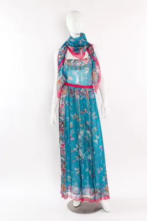 Butterfly Silk Three Piece Set