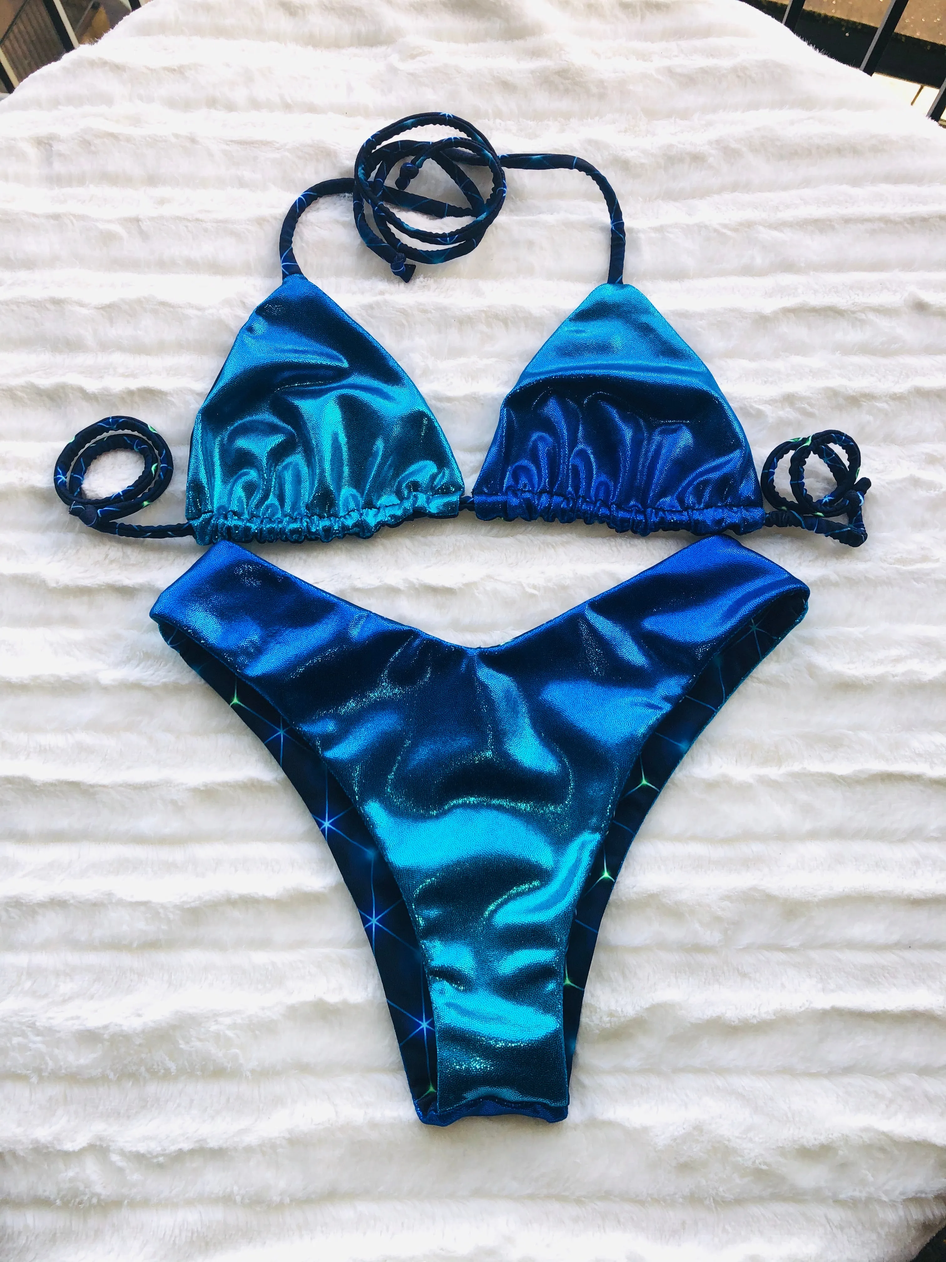 Cabo ombré reversible bikini