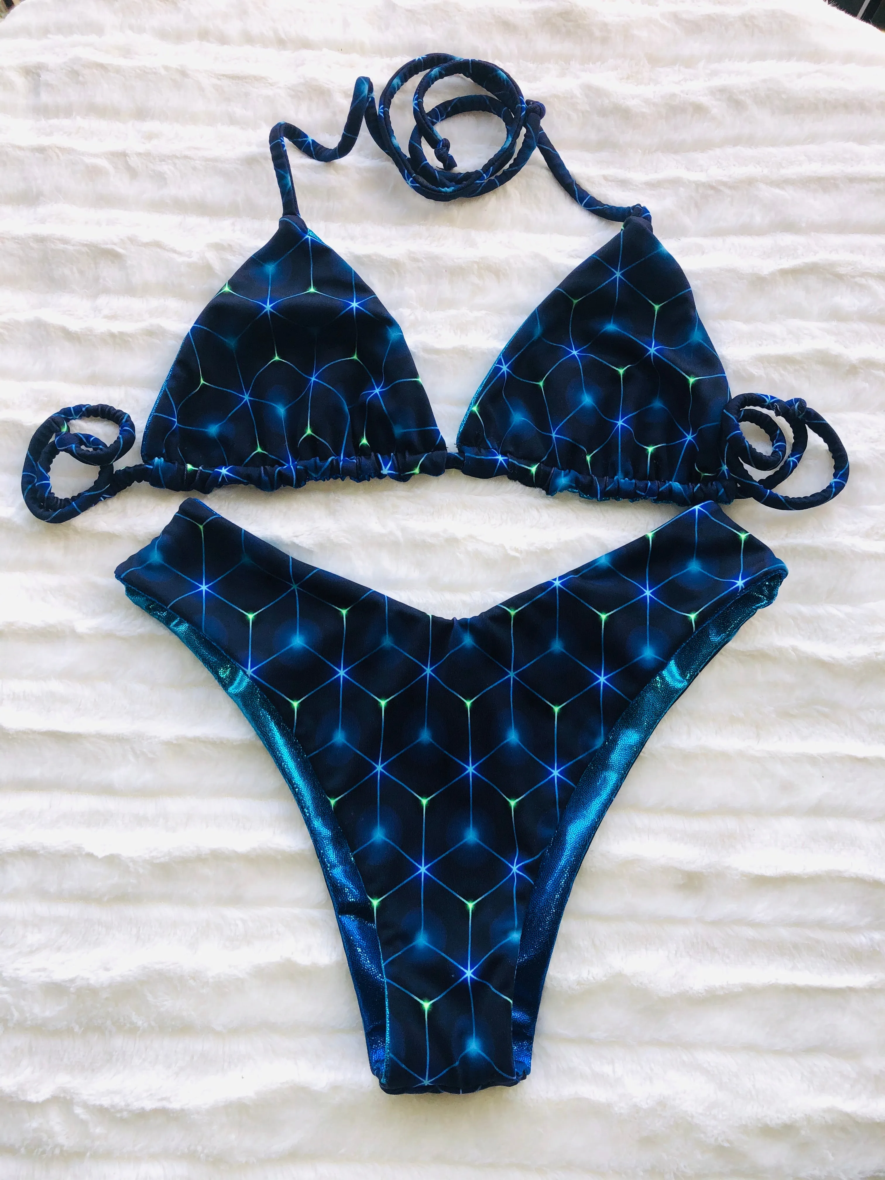 Cabo ombré reversible bikini