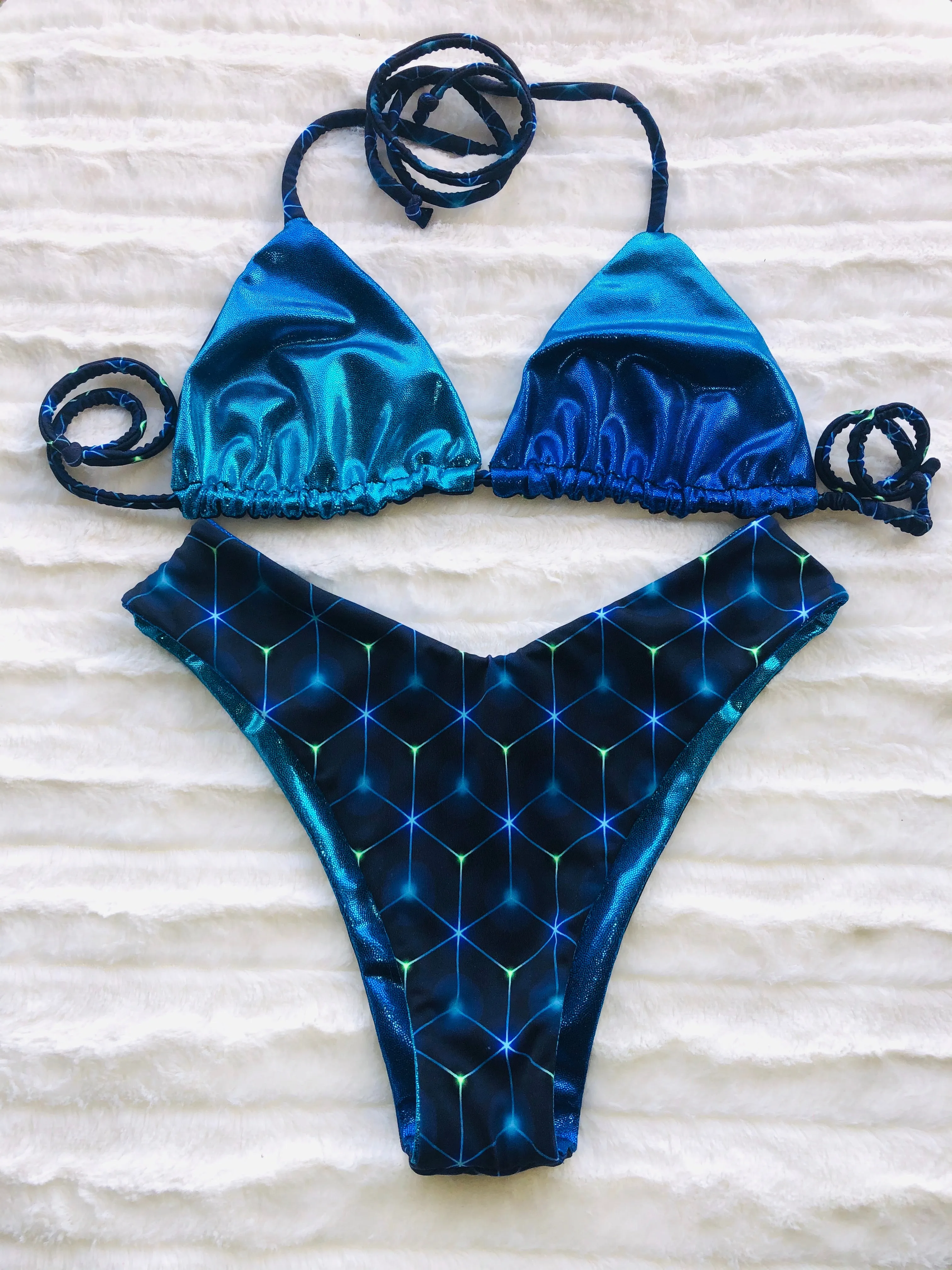 Cabo ombré reversible bikini