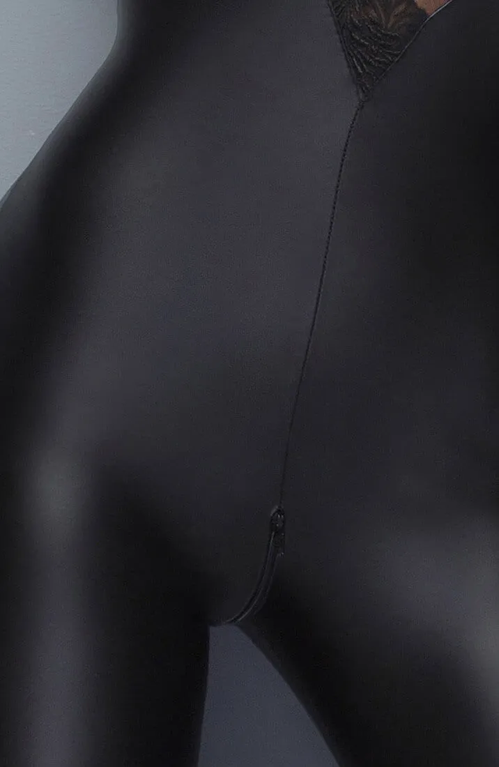 Catsuit with embroidery - Cleavage