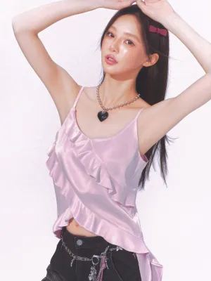 Celestial Satin Ribbon Top